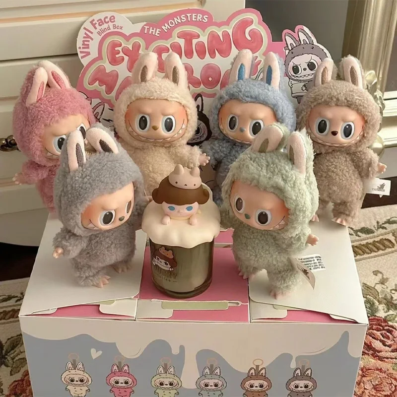 kf Sf90fd1ff14b04285b778987cd8550b515 High Quality Cute Labubu The Monsters Box Toys Cardiac Macarone Kawai Guess Bag Figure Model Bag - Labubu Figure